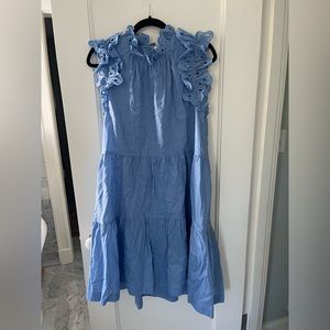Sea New York eyelet tunic dress, Sky color, NWT